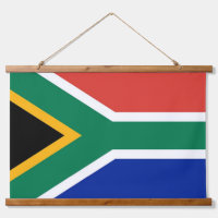 Muurschildpad met vlag van Zuid-Afrika