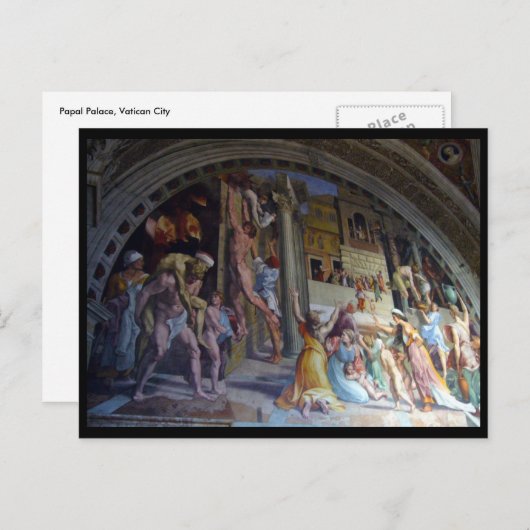 muursistine briefkaart (Voorkant / Achterkant)