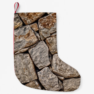 Muurstenen voor stenen kleine kerstsok