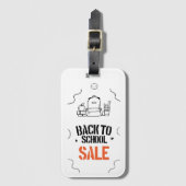 Muursticker Bagagelabel (Voorkant (verticaal))