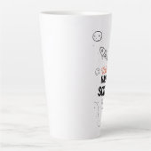 Muursticker Latte Mok (Voorkant)