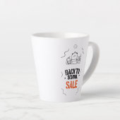 Muursticker Latte Mok (Rechterhoek)