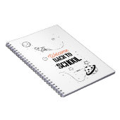 Muursticker Notitieboek (Rechterzijde)