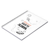 Muursticker Notitieboek (Linkerzijde)