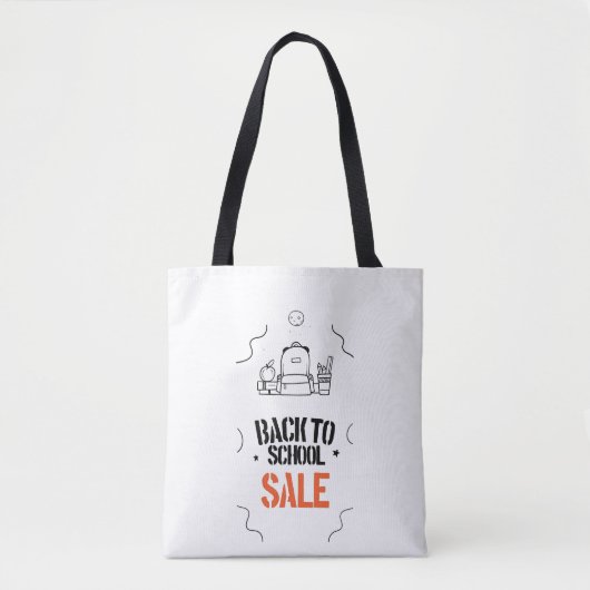 Muursticker Tote Bag (Voorkant)