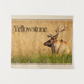 Muurtapijten-geelsteen Elk Wandkleed (Voorkant (horizontaal))