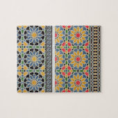 Muurtegels van de mihrab van de Cheykh-moskee Legpuzzel (Horizontaal)