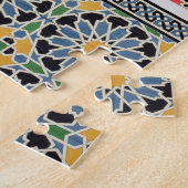 Muurtegels van de mihrab van de Cheykh-moskee Legpuzzel (Zijkant)