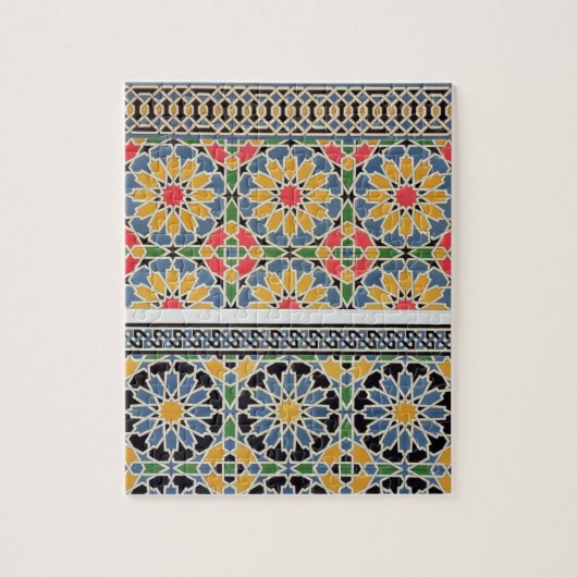 Muurtegels van de mihrab van de Cheykh-moskee Legpuzzel (Verticaal)