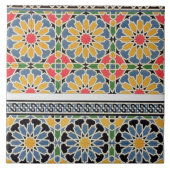 Muurtegels van de mihrab van de Cheykh-moskee Tegeltje (Voorkant)