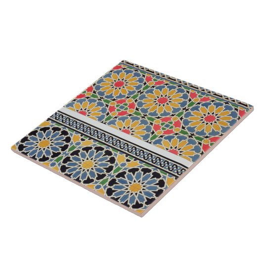 Muurtegels van de mihrab van de Cheykh-moskee Tegeltje (Zijkant)