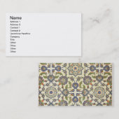 Muurtegels van Qasr Rodouan uit 'Arabische kunst z Visitekaartje (Voorkant / Achterkant)