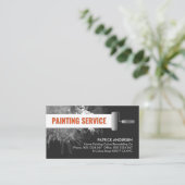 Muurverf Splatter Nieuw schilderij Visitekaartje (Staand voorkant)