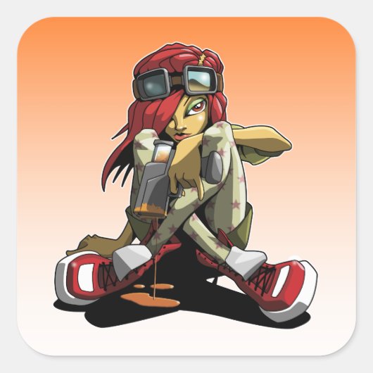 Muurverf sticker (Voorkant)
