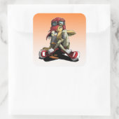 Muurverf sticker (Tas)