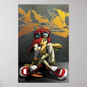 Muurverfposter Poster