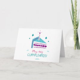 Muy Feliz Cumpleanos Tarjeta Wenskaart Kaart