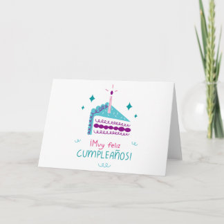 Muy Feliz Cumpleanos Tarjeta Wenskaart Kaart