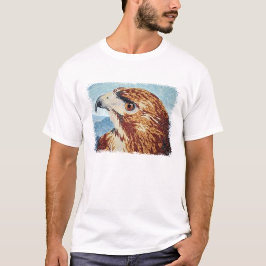 Muya - Red-tail Hawk T-shirt (Voorkant)