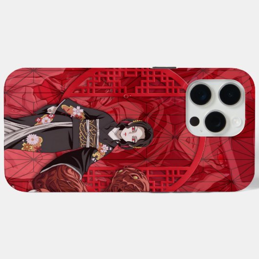 Muzan Kibutsuji Vrouw Case-Mate iPhone Case (Achterkant (horizontaal))