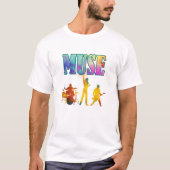 Muze klassiek T-shirt (Voorkant)