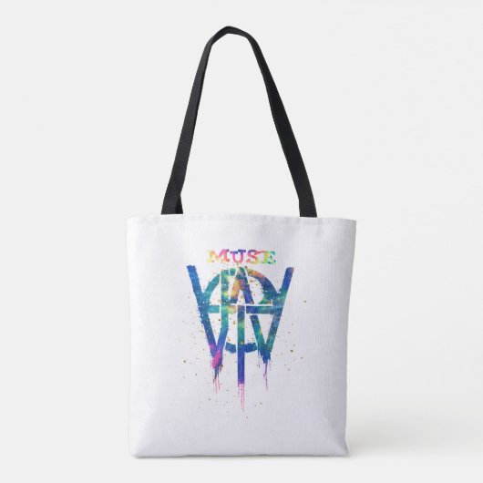 Muze wil van de mensen symbool Essential Classic Tote Bag (Achterkant)