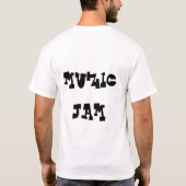 MUZIC JAM  T-SHIRT (Achterkant)