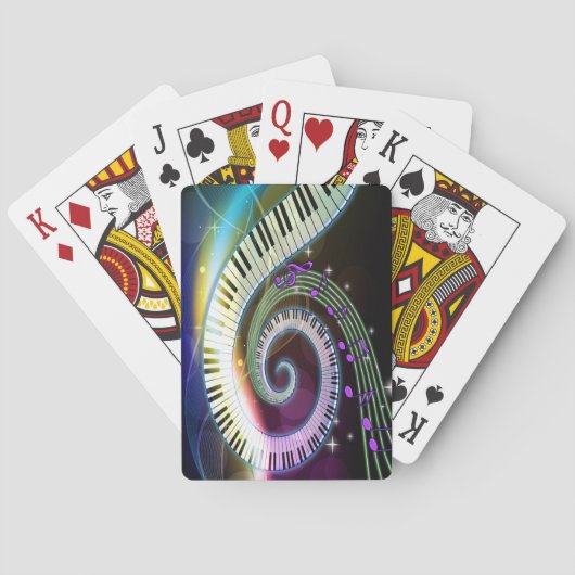 Muziek 1 Afspeelkaarten Speelkaarten (Achterkant)