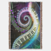 Muziek 1 deken (Voorkant Verticaal)