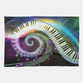 Muziek 1 keukenhanddoeken (Horizontaal)