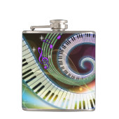 Muziek 1 Maatkolf Heupfles (Voorkant)