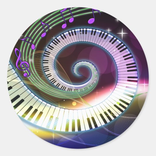 Muziek 1 Stickers (Voorkant)