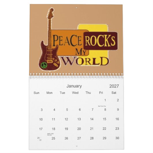 Muziek 2007 kalender (Jan 2027)