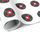 Muziek 45-record retro cadeaupapier (Rol Hoek)