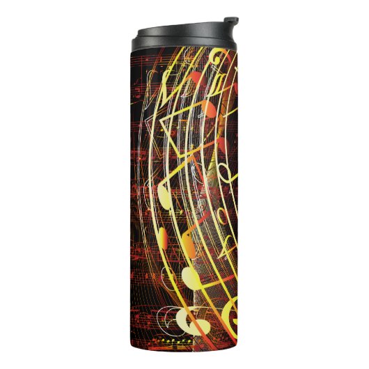 Muziek 4 thermosbeker (Gedraaid links)