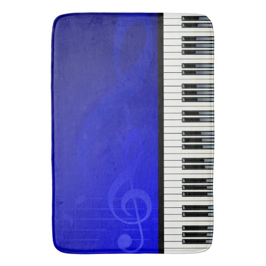 Muziek 6 Bath Mats Badmat (Voorkant Verticaal)