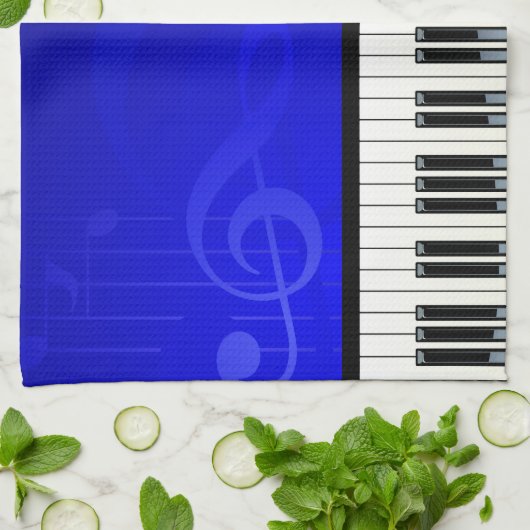 Muziek 6 Keukenhanddoeken (Gevouwen)