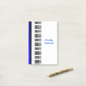 Muziek 6 post-it® notes (Op bureau)