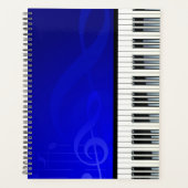 Muziek 6 Spiraal Week-/Maandplanner Planner (Voorkant)
