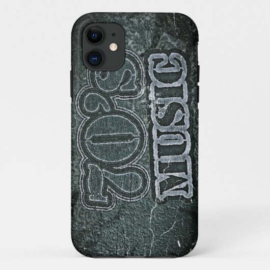  muziek 70's grafische ontwerp Case-Mate iPhone case (Achterkant)