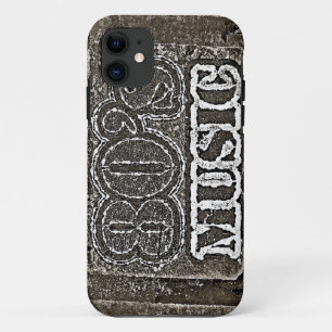  muziek 80's grafische ontwerp iPhone 11 hoesje
