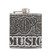  Muziek 80's Heupfles (Voorkant)