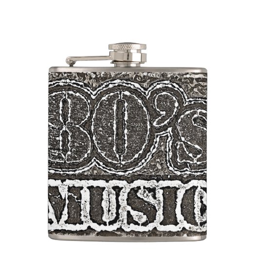  Muziek 80's Heupfles (Voorkant)