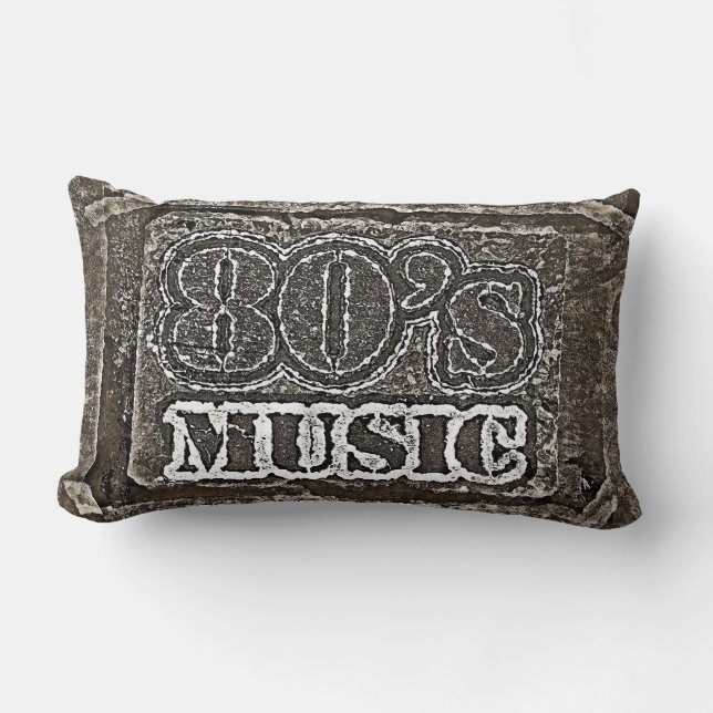  Muziek 80's Kussen (Voorkant)