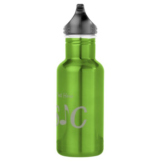 MUZIEK, aangepast Waterfles (Rechts)