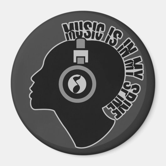 Muziek aangepaste kleurmagneet magneet (Voorkant)