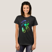 Muziek Aap en Cool Dier Dj T-shirt (Voorkant volledig)