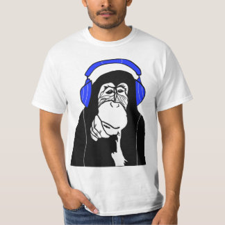 Muziek aap t-shirt