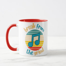 Muziek Achtste Noot Koffiemok Mok