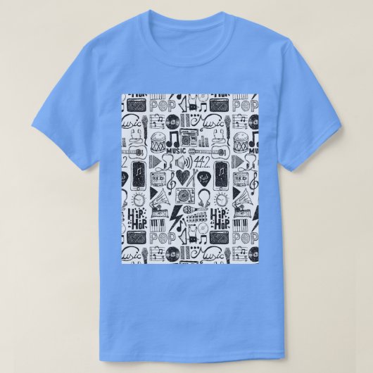 Muziek — Afbeelding T-shirt (Design voorkant)